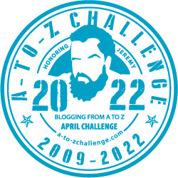 2022 Blogging from A to Z challenge badge