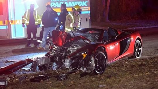 300,000 McLaren sports car destroyed in crash, driver