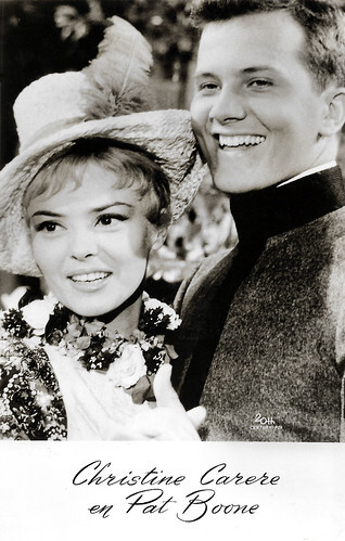Christine Carère and Pat Boone in Mardi Gras (1958)