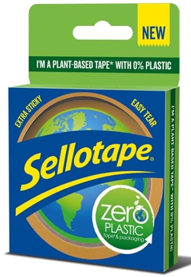 Plastic free sellotape and packaging