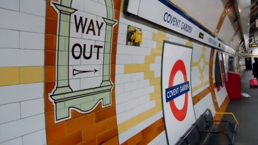 Covent Garden tube station, London. Ailish Sinclair | Author