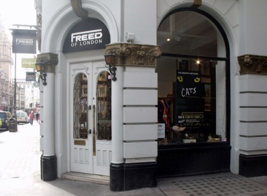 Freed of London, dancewear shop. UK. Ailish Sinclair | Author