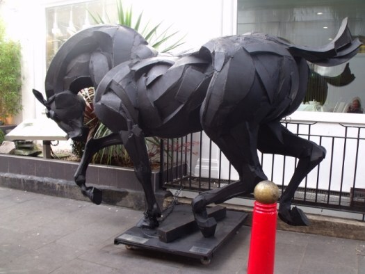 Year of the horse statue, Chinatown, London. Ailish Sinclair | Author
