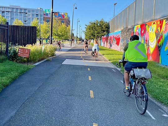 on the Metropolitan Branch Trail