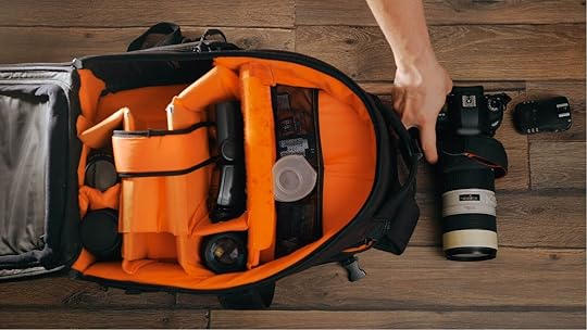 camera bag opened at TSA security line