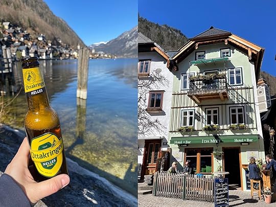 Outside dining in Hallstatt