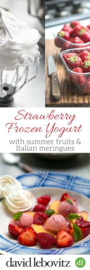 The best of the season in a bowl! Icy-cold strawberry frozen yogurt and ripe summer fruits and berries, accompanied with a crisp meringue.