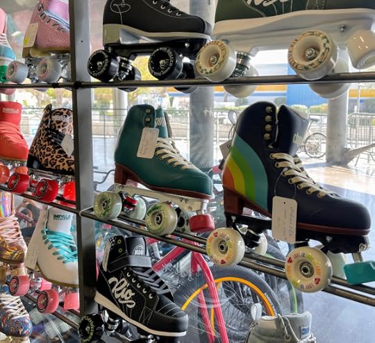 vintage retro quad roller skates les rollers patin roulettes four wheel