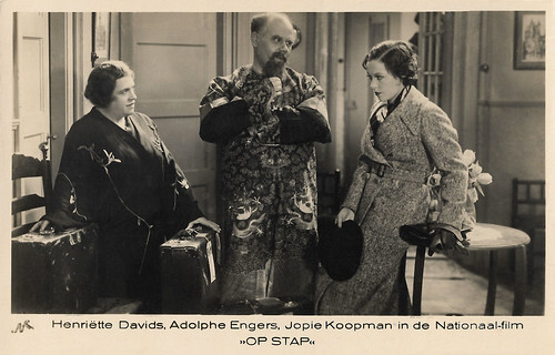 Henriëtte Davids, Adolphe Engers and Jopie Koopman in Op stap (1935)