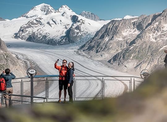 View Point Eggishorn in der Aletsch Arena