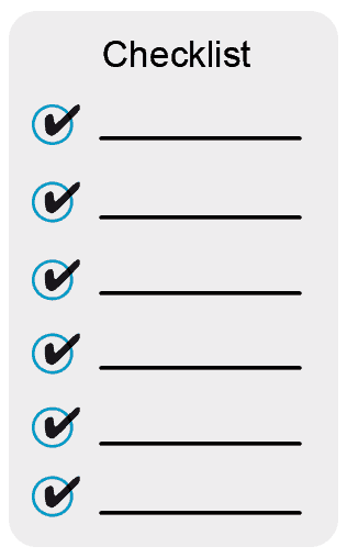 Checklist bij het boek
