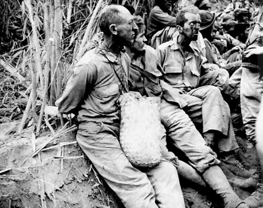 American prisoners on the Bataan Death March, April 1942 (US National Archives: 532548)
