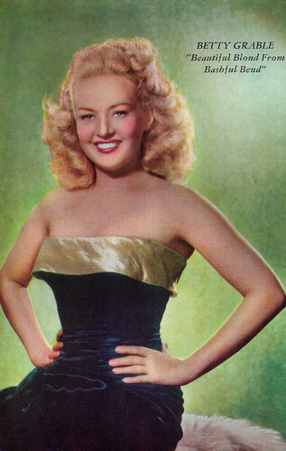 Betty Grable in The Beautiful Blonde From Bashful Bend (1949)