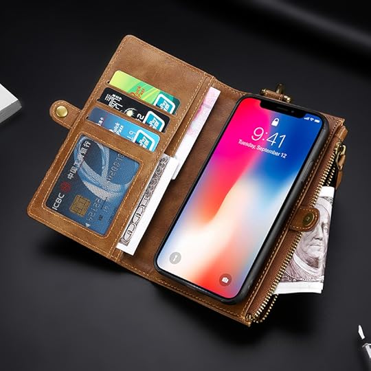 MEGSHI retro bracket Mobile Wallet remove cell phone shell