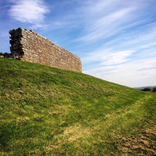wall at Duffus Castle - Ailish Sinclair, author