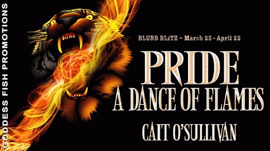 Goddess Fish book tour banner for Pride, a Dance of Flames