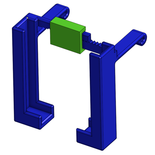 3D Printed Mobile Phone Car Holder (Vent Mount) for iPhone