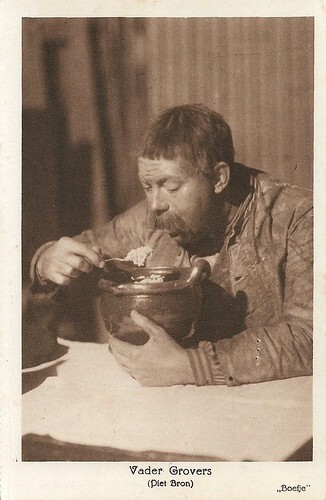 Piet Bron als father Grovers in Boefje