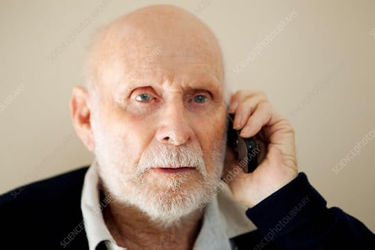 Older man talking on cell phone Stock Image F005/1117