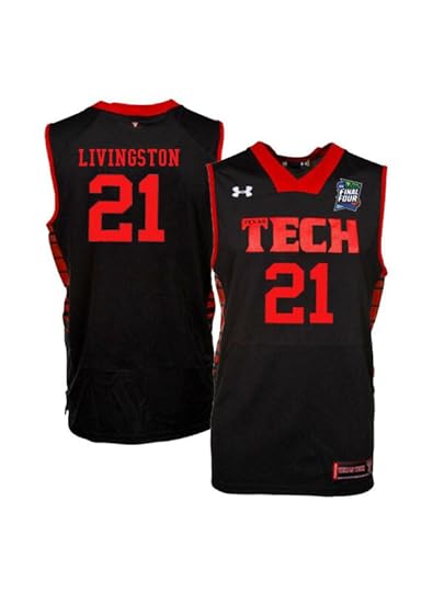 Men's Under Armour Anthony Livingston Black Texas Tech Red