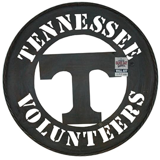 Vols Tennessee Power T Logo Metal Wall Art Alumni Hall