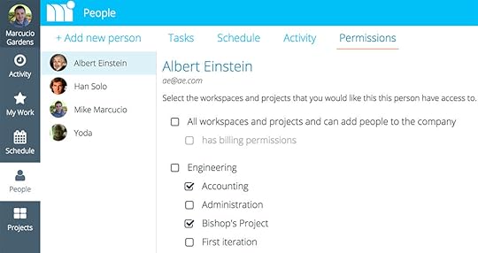 How to use Manage It Adding people and changing permissions