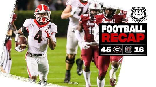 UGA Football Tops South Carolina, 4516 Field
