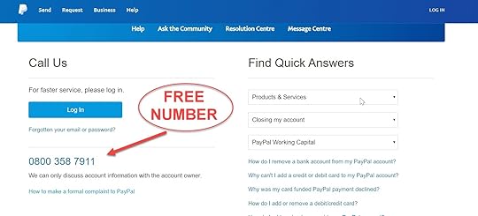 Paypal Help Line Examples and Forms