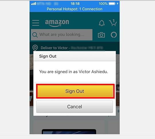 How to Logout of Amazon App (from Android, iPhone or