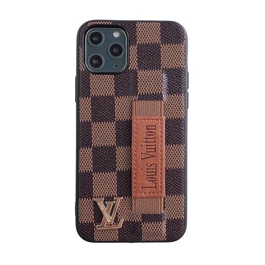 Louis Vuitton Leather Phone Case For iPhone 12 Phone Swag
