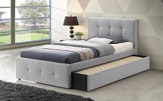Cairns Trundle Bed Frame Silver Grey Dial a Bed