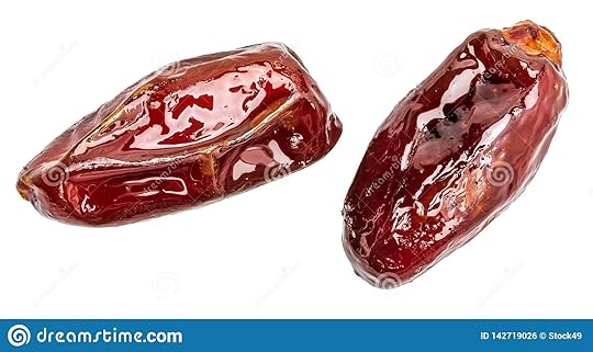 Closeup Of Juicy Dates Fruit. Stock Photo Image of food