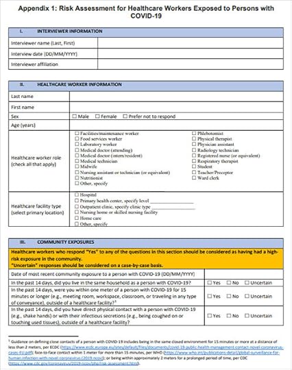 covid 19 operational considerations for non us settings cdc