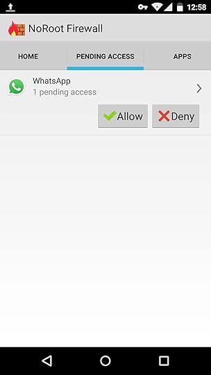 Block access to apps using NoRoot Firewall