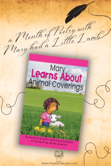 celebrate poetry month with a new nursery rhyme lyric for Mary had a Little Lamb