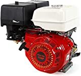 Gas Engine, 420CC 15 HP 4 Stroke Gasoline Motor Engine Recoil Start Go Kart Log Splitter Lifan Type Engine OHV Pull Start Garden Tool Gas Motor (US Stock)
