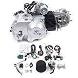 125CC Engine 4-Stroke Motor Semi-Auto 3 Speed Engine Motor Reverse w/Wiring Harness for Go Kart ATV Quad Bike Buggy Pit ATV ATC70 90 CDI