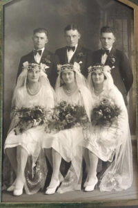 Three brothers married three sisters in Waldheim, SK