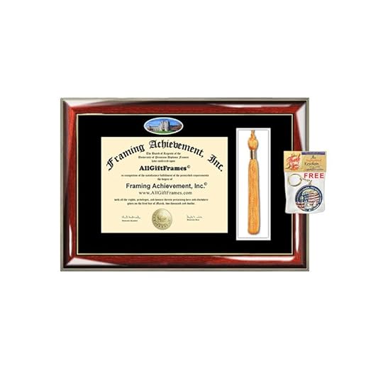 Virginia Tech diploma frame campus picture VT diploma