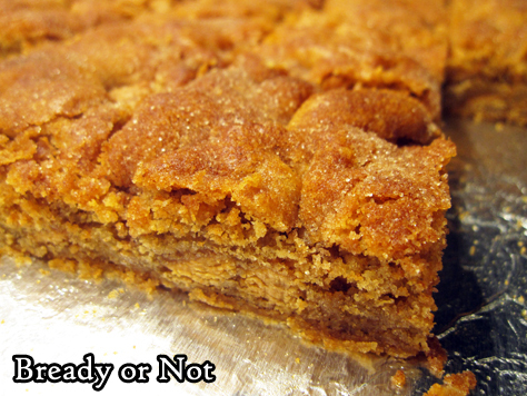 Bready or Not Original: Snickerdoodle Blondies (Redux) 