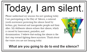 What is National Day of Silence in USA and why is the day celebrated?