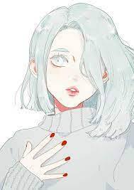 Pastel Green Anime Girls