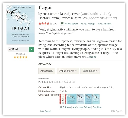 Ikigai book details