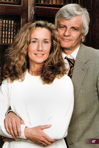 Brigitte Fossey and Jacques Perrin in Le Château des Oliviers (1983)