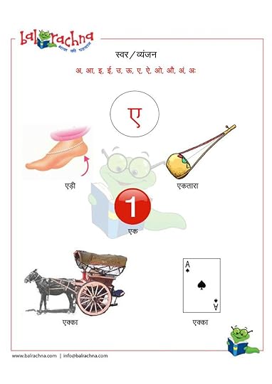balrachna varnamala swar vyanjan 1 swar hindi