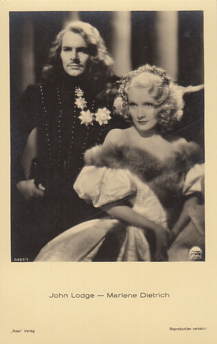 John Lodge and Marlene Dietrich in The Scarlet Empress (1934)