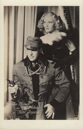 Isa Miranda and Ray Milland in Hotel Imperial (1939)