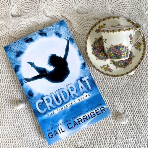 Crudrat Print Office Teacup Blue Flowered Square