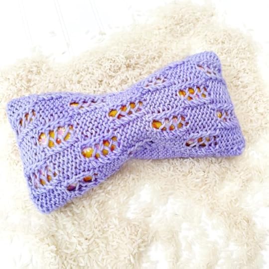 Wheatear Stitch Lavender Eye Pillow