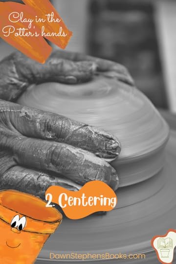 Centering is the next step. Teh potter is like God because He centers us.